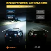 LEDMIRCY 20 inch and 4 inch LED Light Bars Kit with Rocker Switch and 6 modes White & Amber for trucks, SUVs, and off-road vehicles