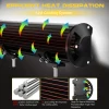 LEDMIRCY LED Light Bar Kit with 6063 aviation aluminum and 10 cooling fins for fast heat dissipation