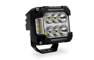 Range of LEDMIRCY LED pod lights and cube lights for trucks, Jeeps, ATVs, and UTVs.